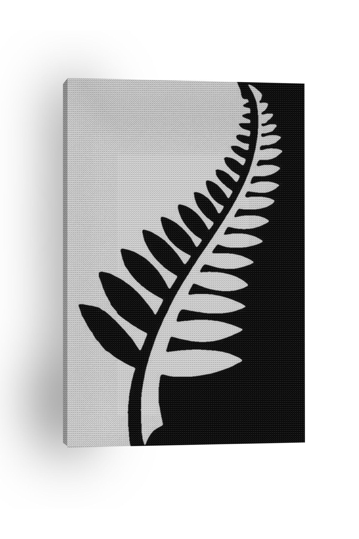 Kanvas Tablo Yaprak Temalı Desenli Temalı Tablo