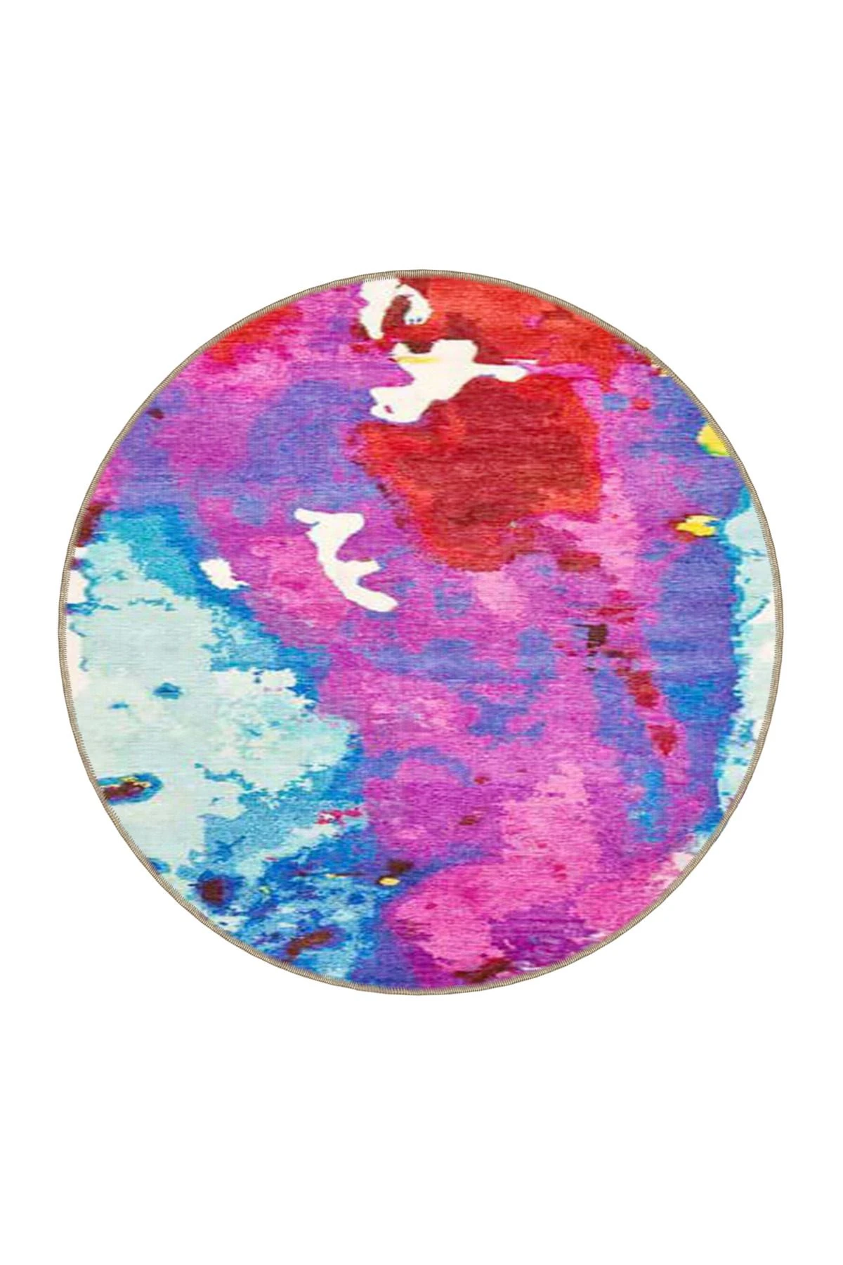 Karışık Renkli Pastelli Desenli Dokuma Taban miravip667