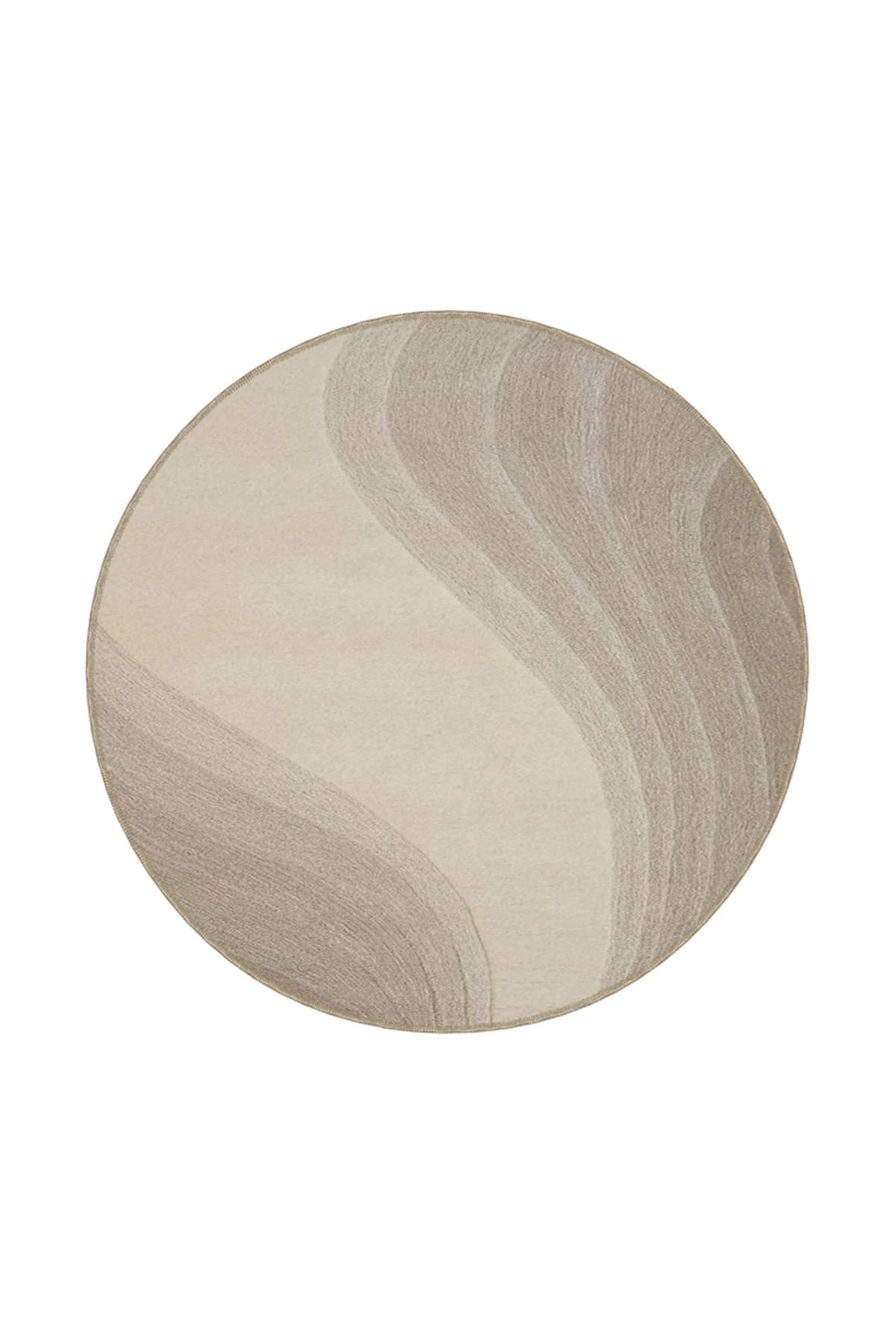 Kahverengi Çizgili Desenli Dokuma Taban Halı ve Yıkanabilir Halı miravip9917