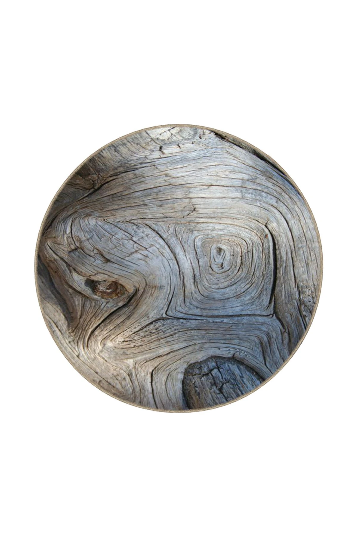 Krem Dalgalı Temalı Desenli Dokuma Taban Halı ve Yıkanabilir Halı miravip10214