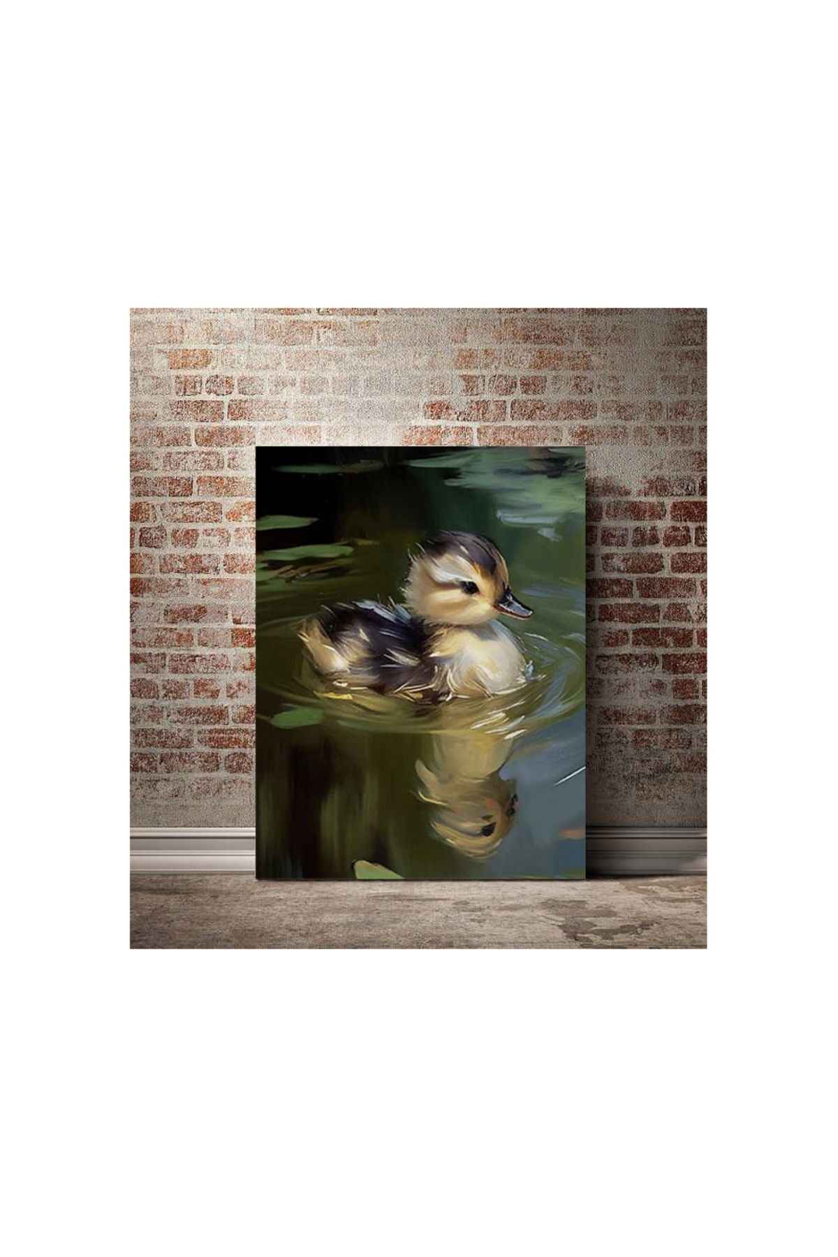 Kanvas Tablo Yavrum Hayvan Temalı Desenli Modern Tablo