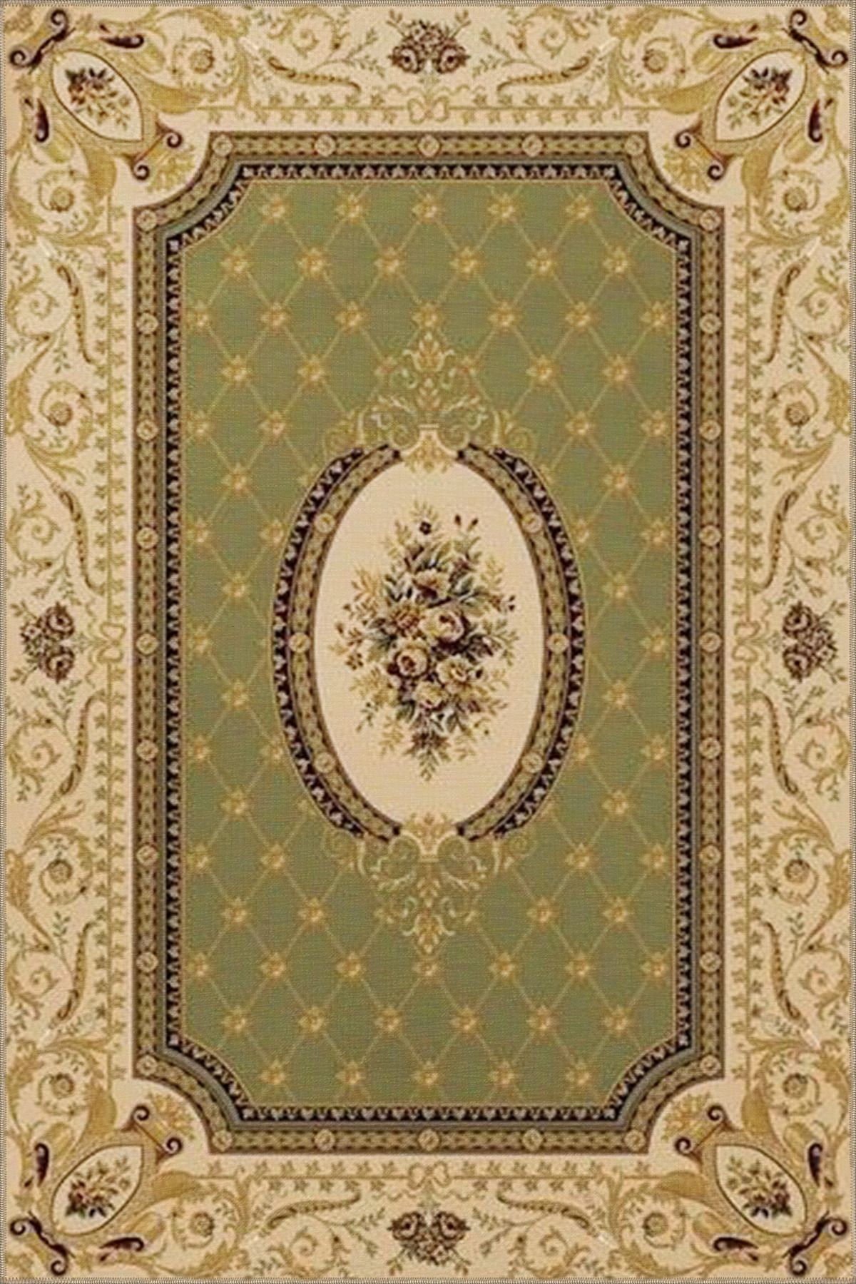 Geometrik Kahverengi Renklerde Modern Dekoratif Halı miravip184