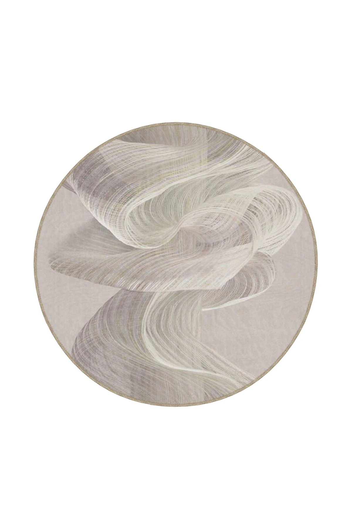 Kreatif Krem Pastelli Desenli Dekoratif Halı ve Yıkanabilir Halı miravip9799