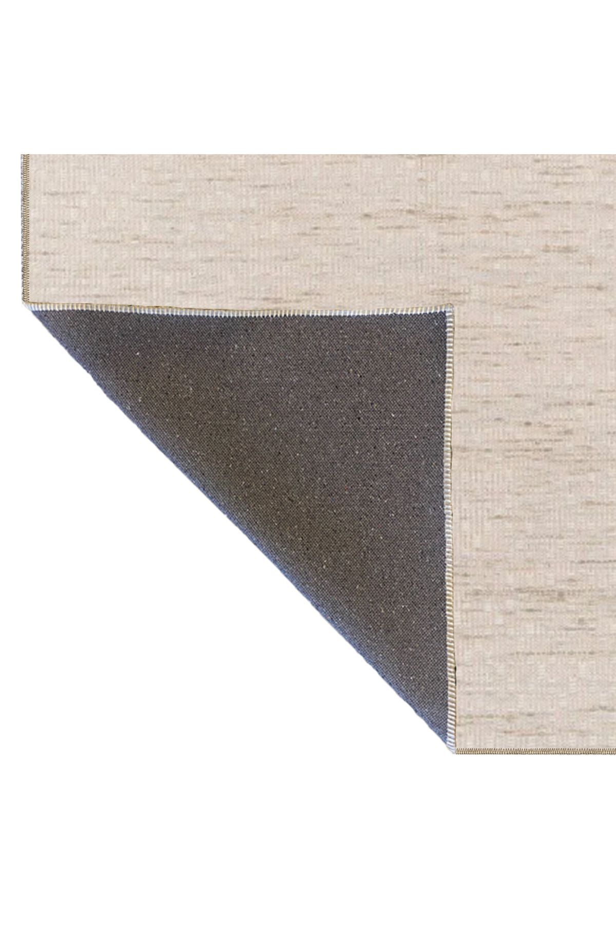 Krem Renkli Dekoratif Halı ve Yıkanabilir Halı miravip9648