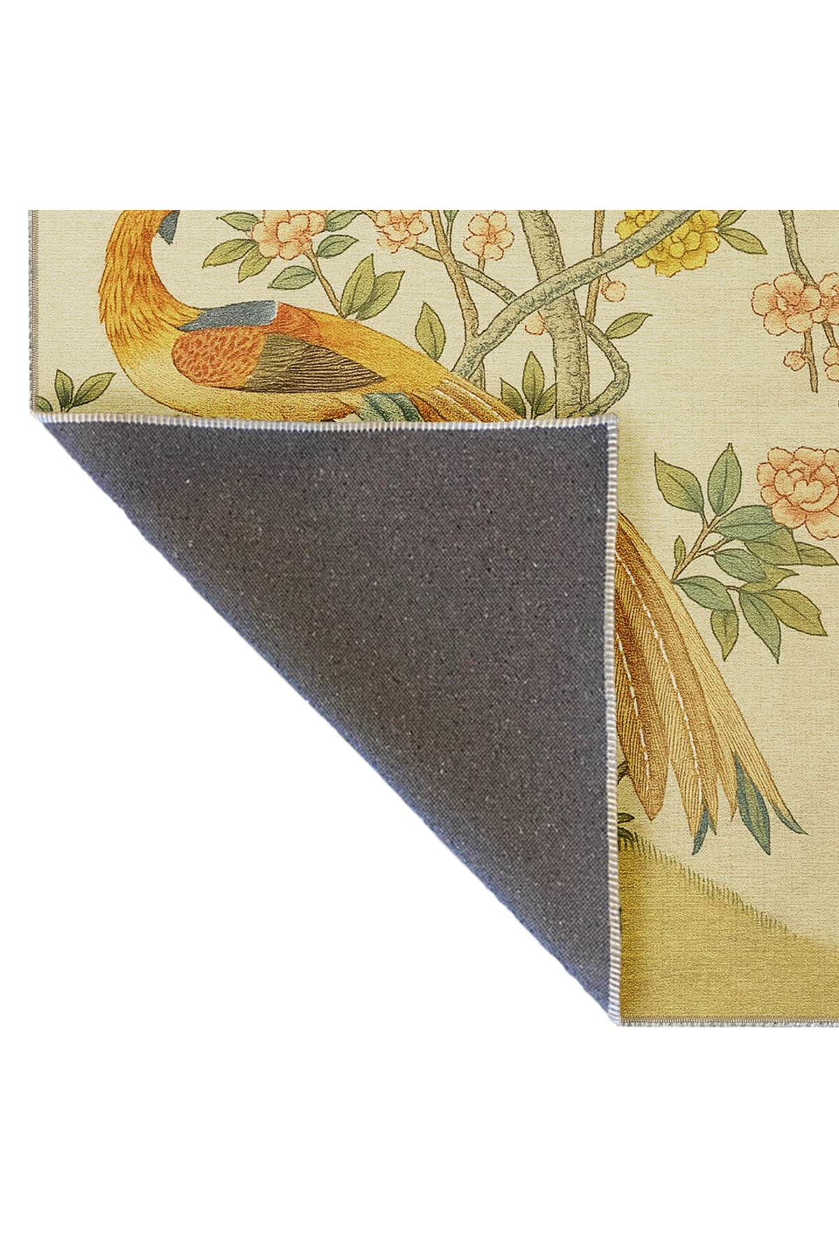 MOSSO Tavus Kuşu Temalı Desenli Modern Dekoratif Halı mosso427