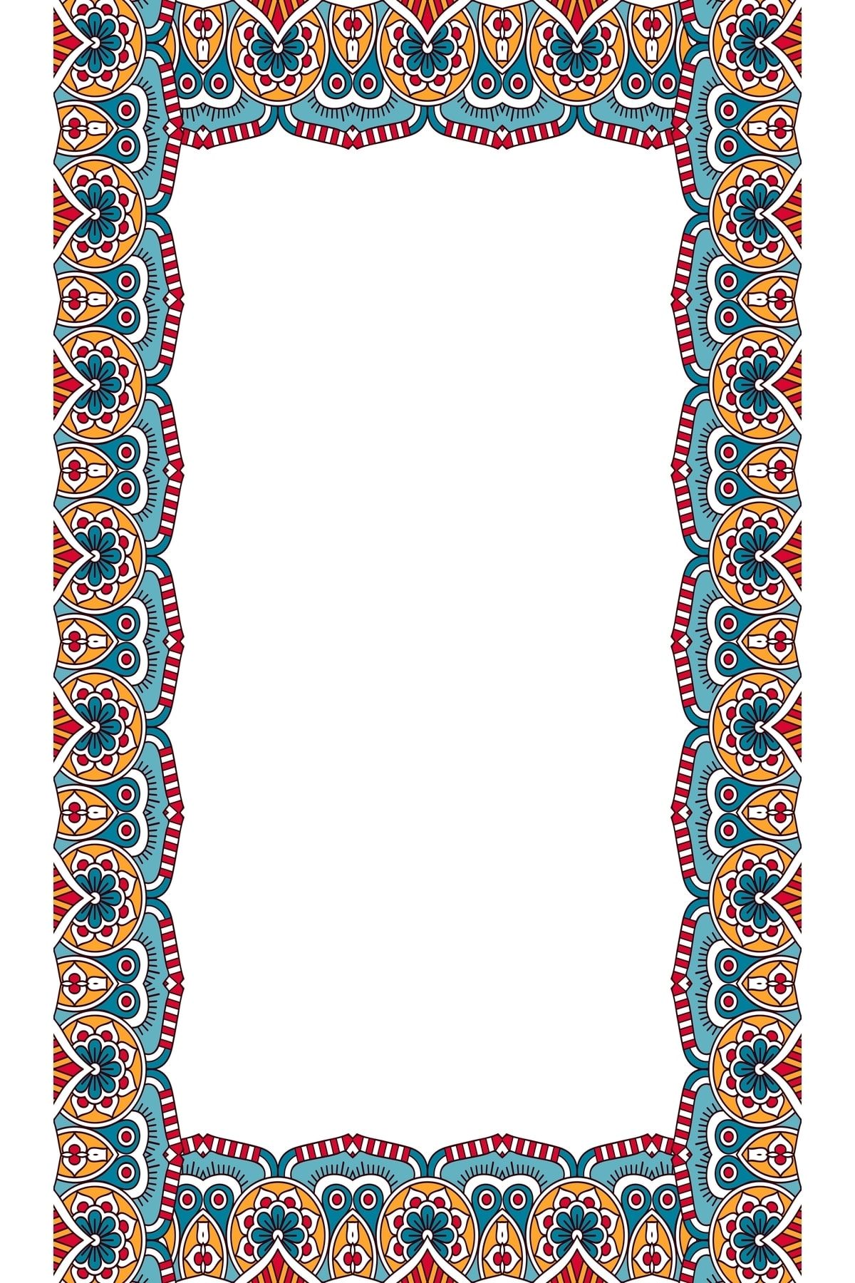 Geometrik Desenli Seccade 70x120