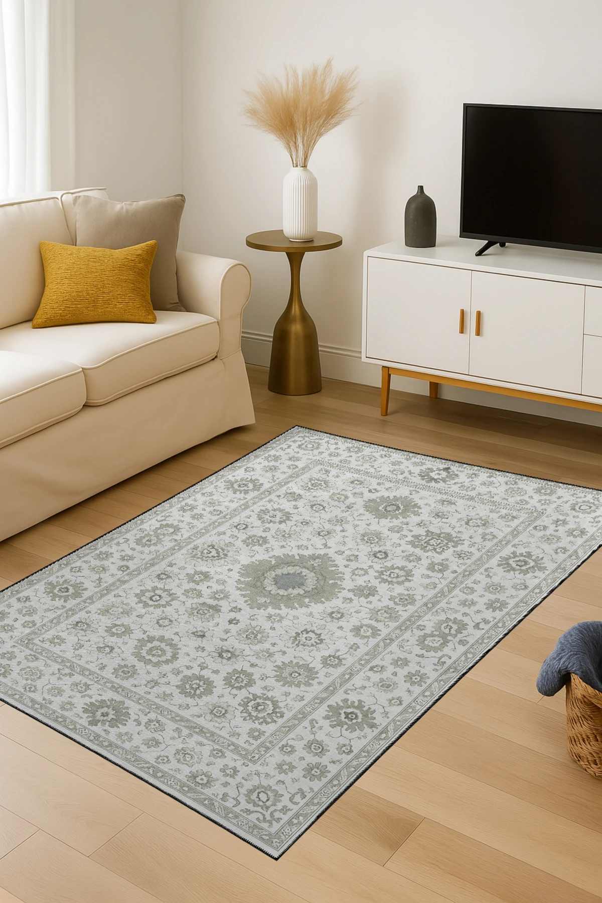 MOSSO Morden Temalı Desenli Modern Dekoratif Halı mosso456