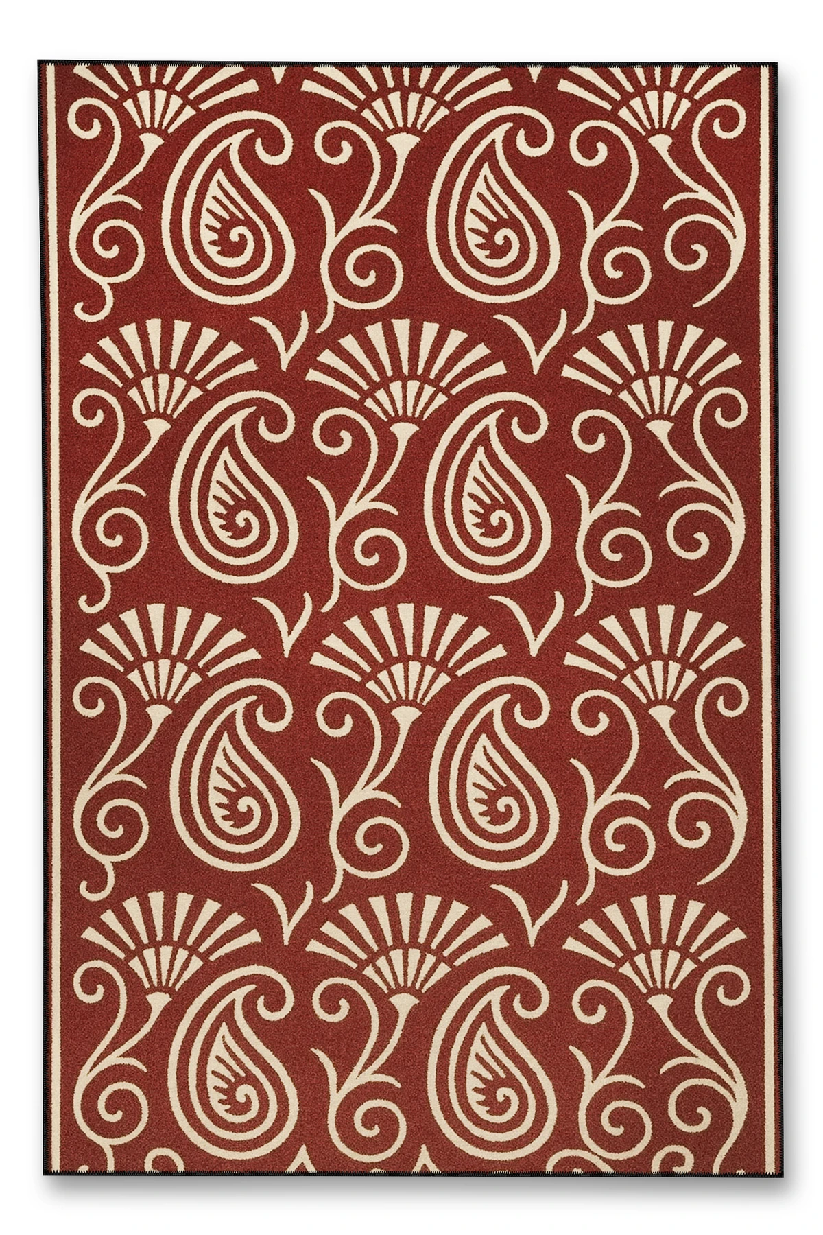 MOSSO Geleneksel Motifli Desen Dokuma Taban Vintage Dekoratif Halı mosso871