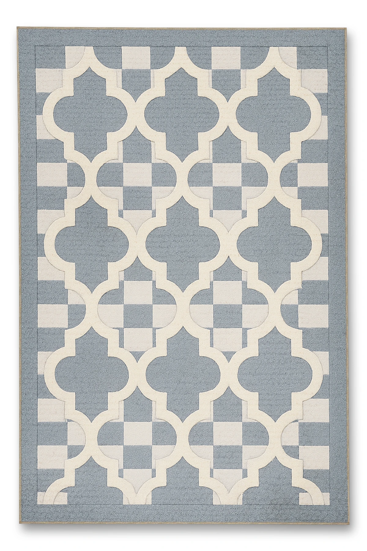 MOSSO Basic Motifli Desen Dokuma Taban Vintage Dekoratif Halımosso931