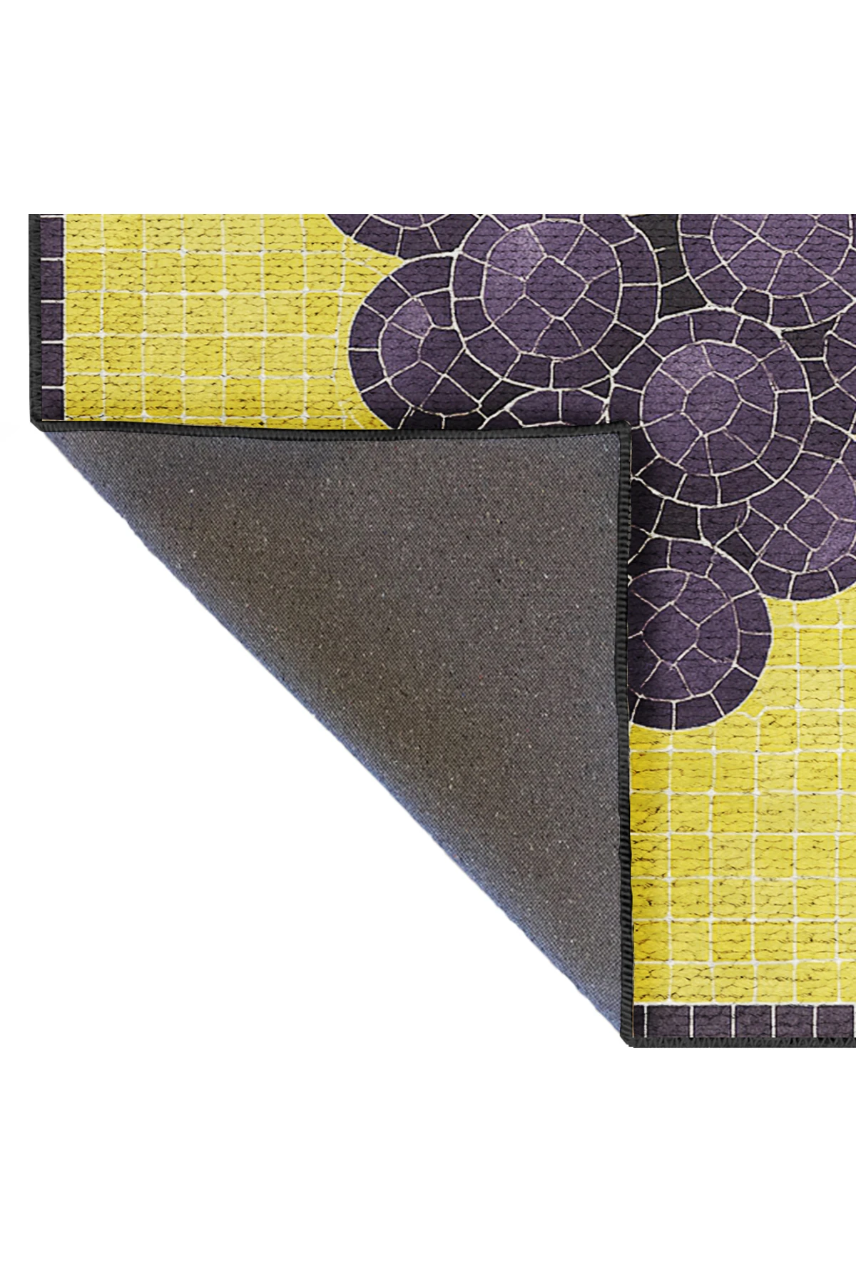 MOSSO AVOCADO Yazılı Desen Dokuma Taban Vintage Dekoratif Halımosso998