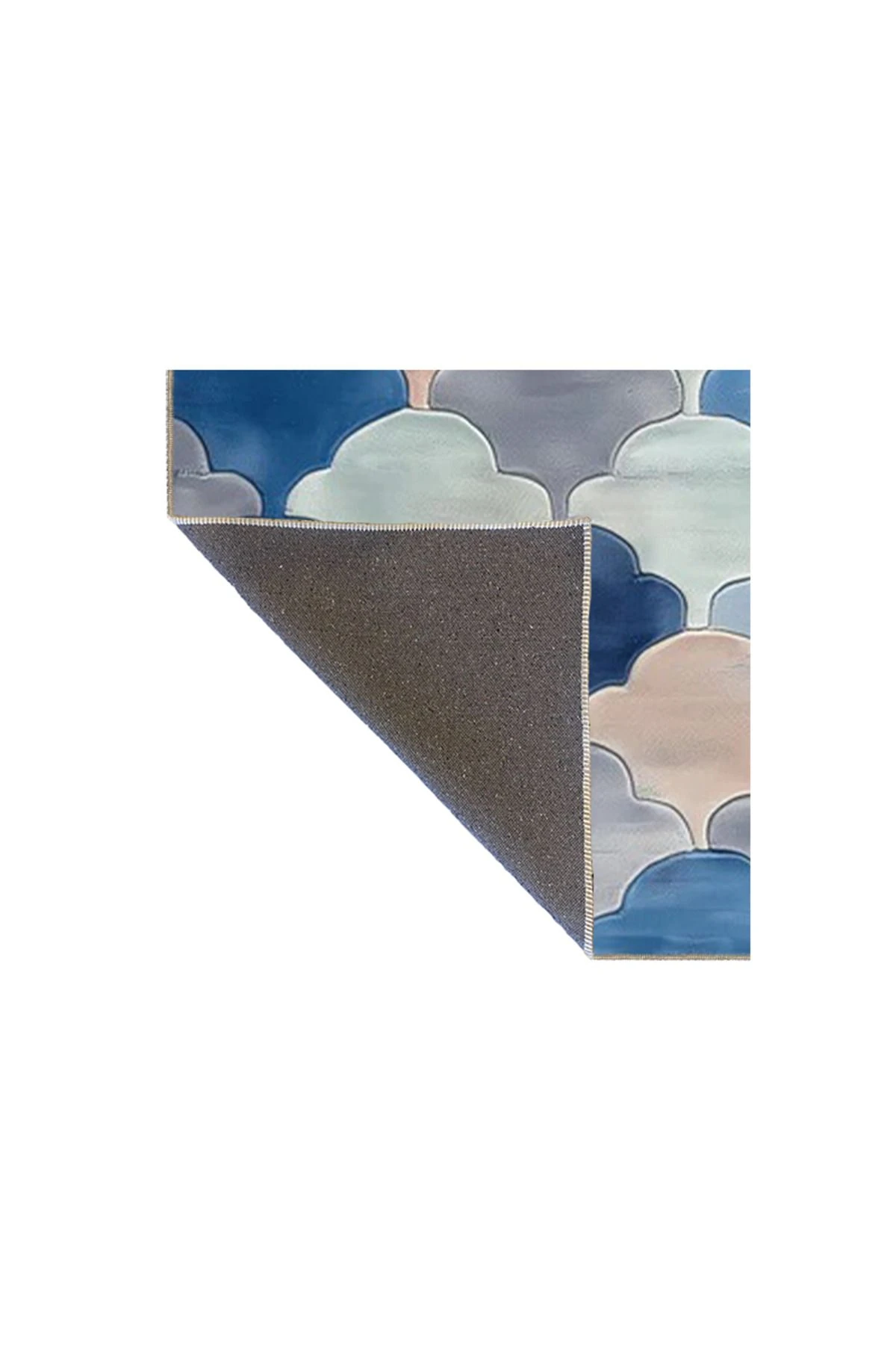 Paris Koleksiyonu Çok Renkli Pathcwork Puzzle Desenli Kreatif Modern Dekoratif Halı 125