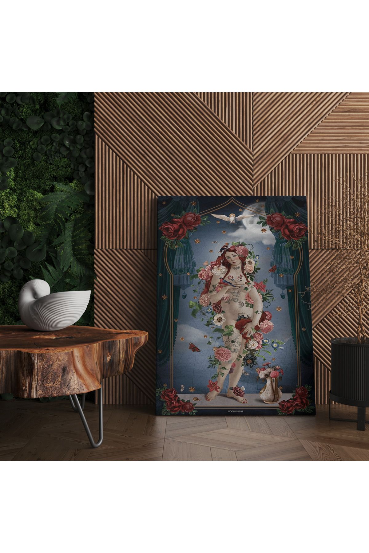 Kanvas Tablo Voglio Bene Nü Sanatı