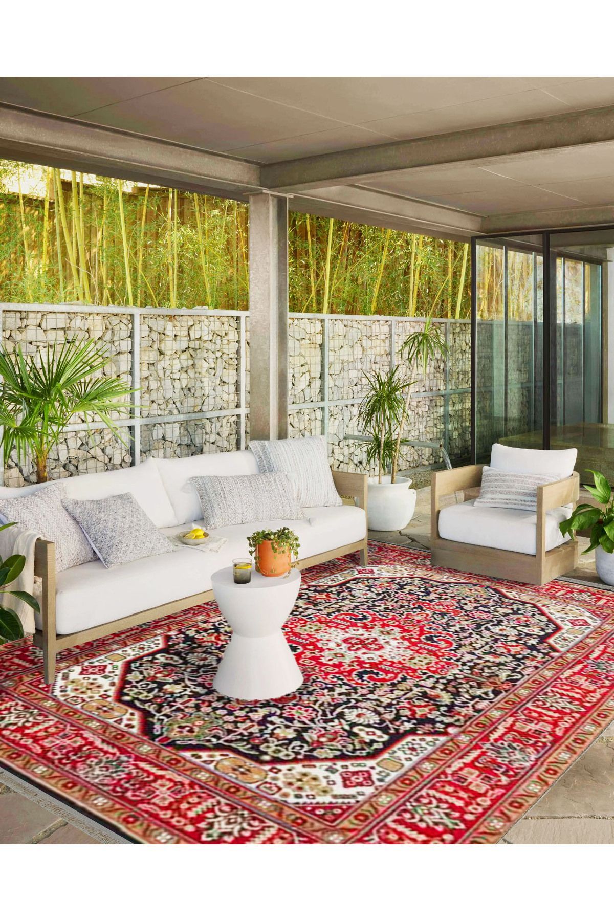 İnci Koleksiyonu Geleneksel Desenli Dokuma Taban Vintage Dekoratif Halı inci01