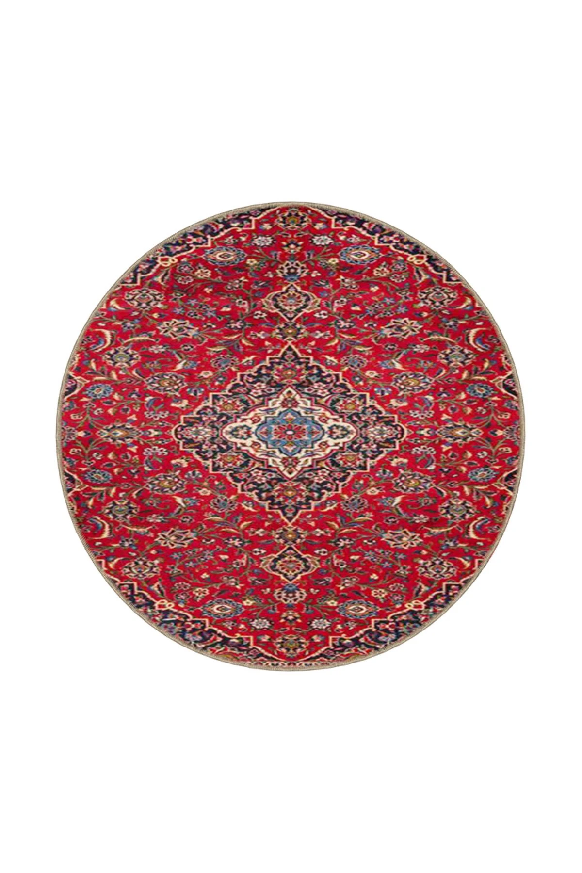 Gelenksel Kırmızı Modern Dekoratif Halı 4473