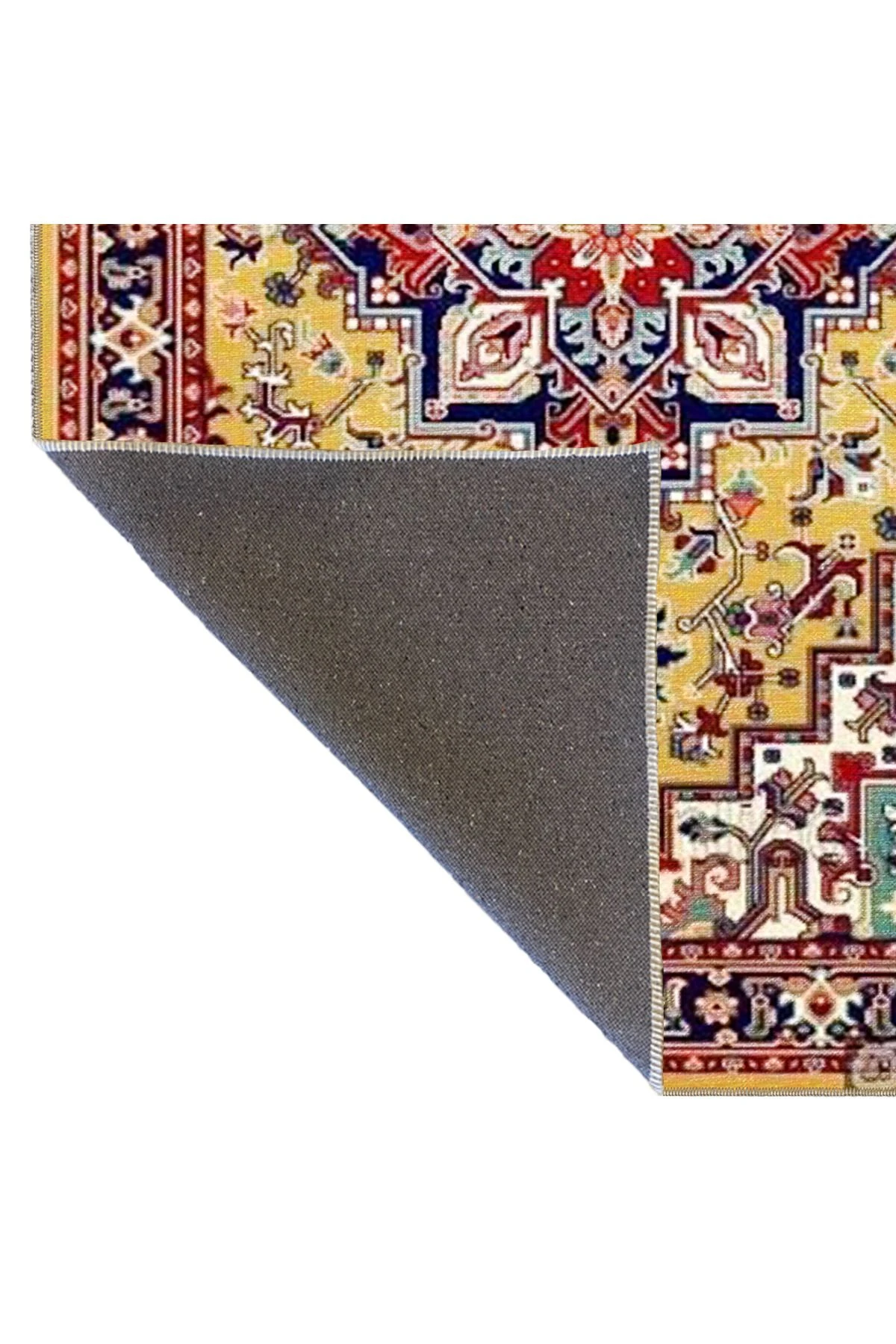 Eskitme Geometrik Modern Dekoratif Halı 3678