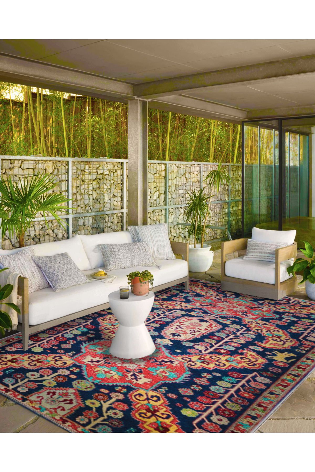 Geometrik Pembe Botanik Çiçekli Baklavalı Desenli Dokuma Taban Halı ve Yıkanabilir Halı aloha93