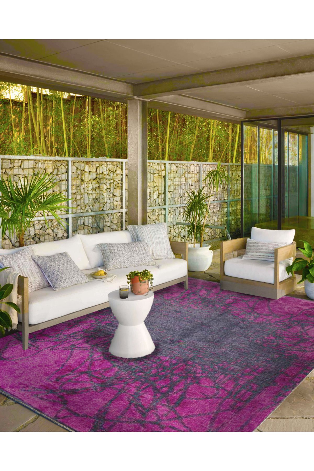 Pembe Temalı Soft Desenli Dokuma Taban Halı ve Yıkanabilir Halı miravip10117