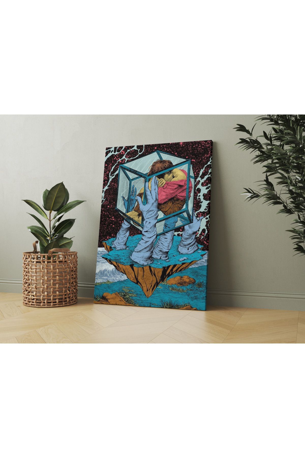 Kanvas Tablo Vanus İçinde Çocuk Temalı