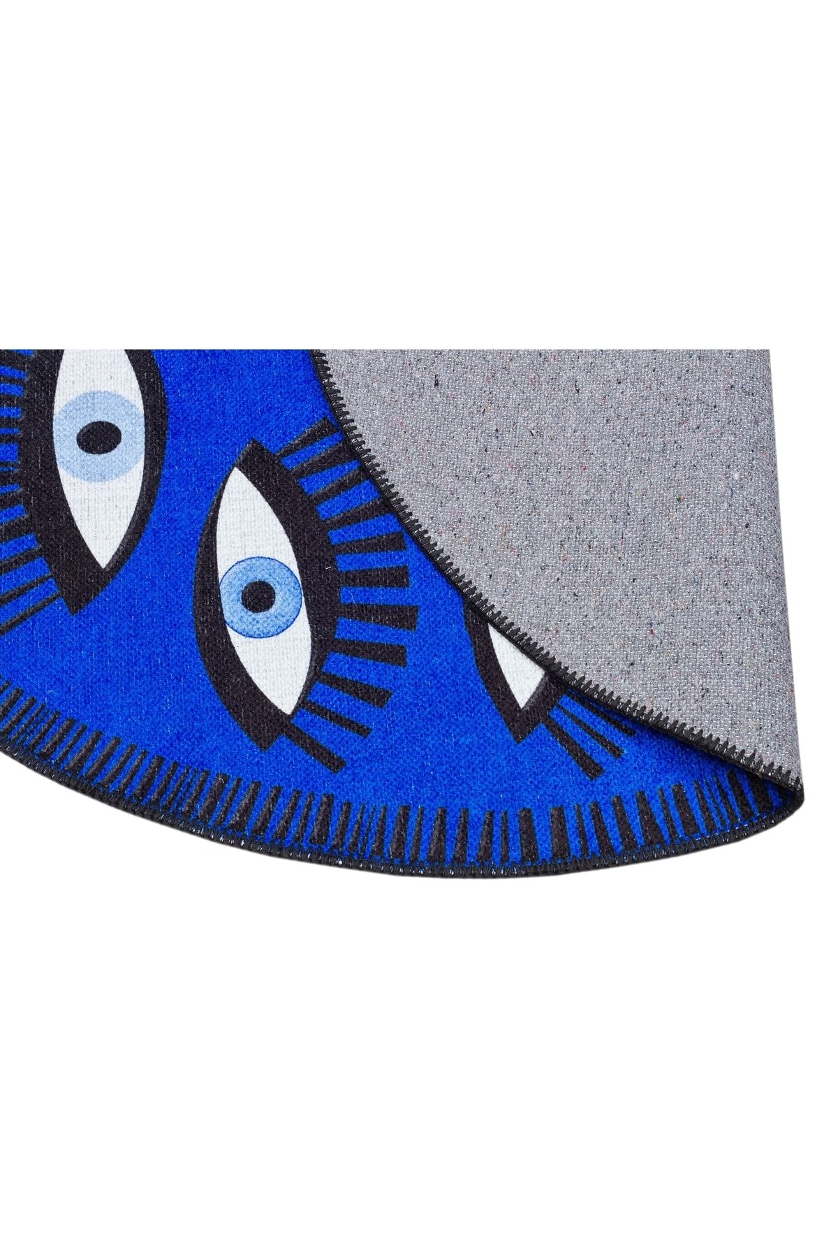 Mira 861 Parlament Mavi Göz Figürlü Modern Halı