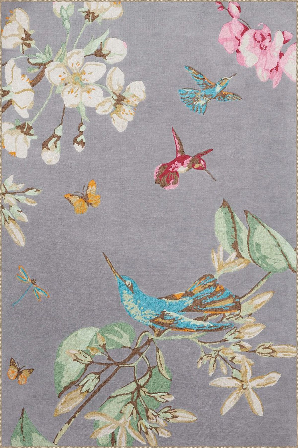 Çiçekli Kelebek Dokuma Taban miravip699