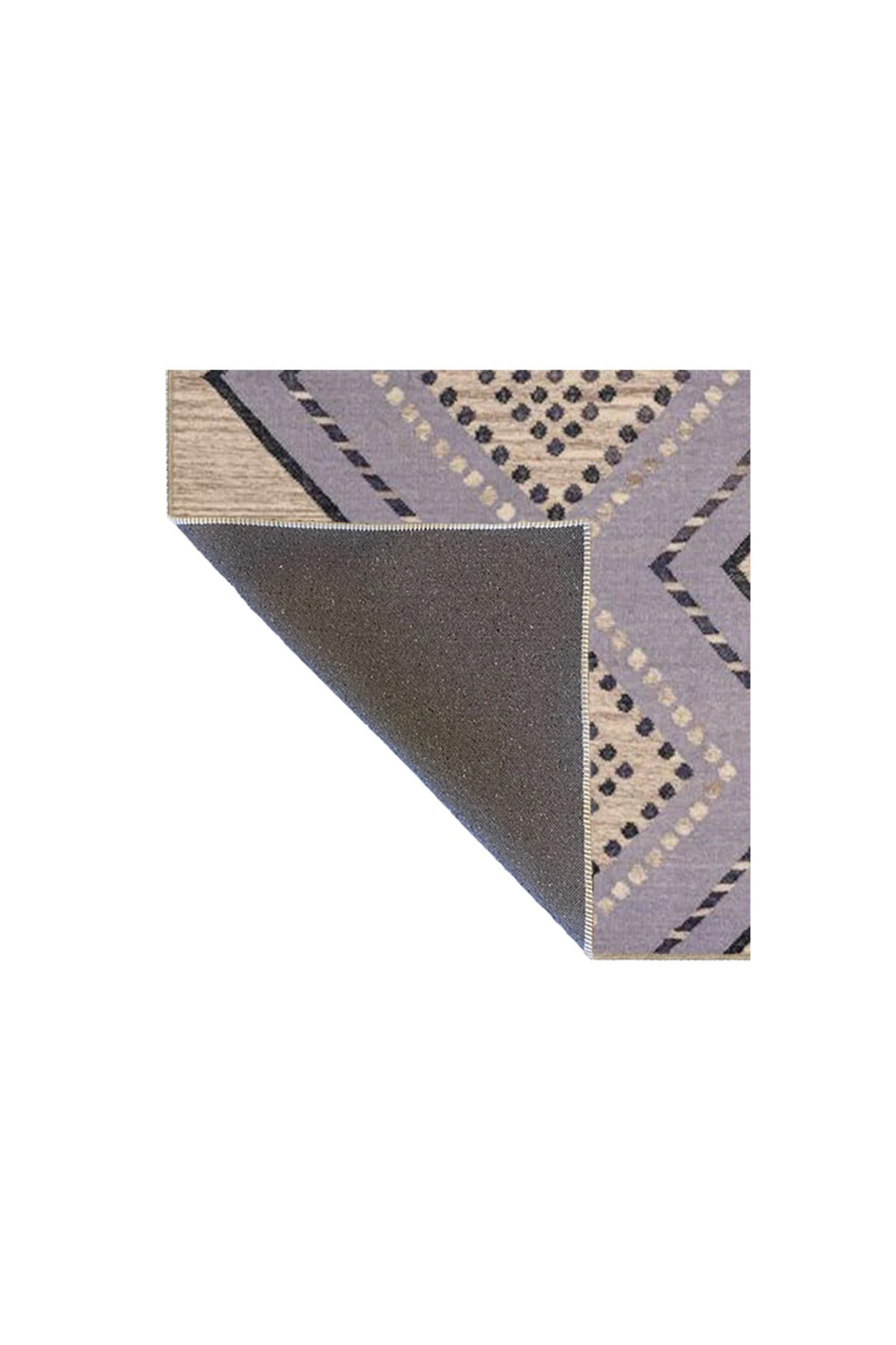 Çapraz Akan Mor Temalı Dokuma Taban Halı ve Yıkanabilir Halı miravip10333