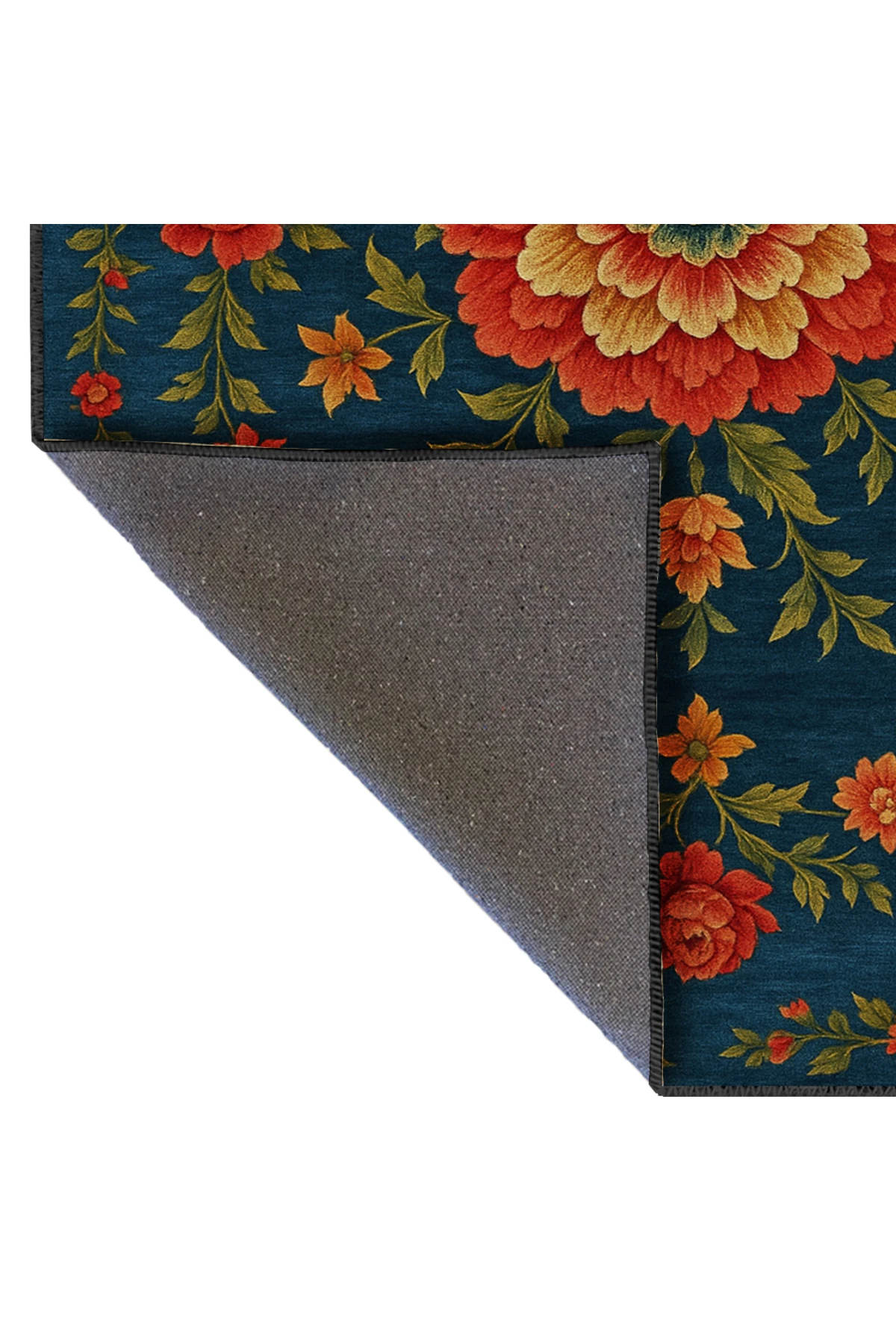 MOSSO Klasik Anadolu Geleneksel Desenli Dokuma Taban Vintage Dekoratif Halı mosso858