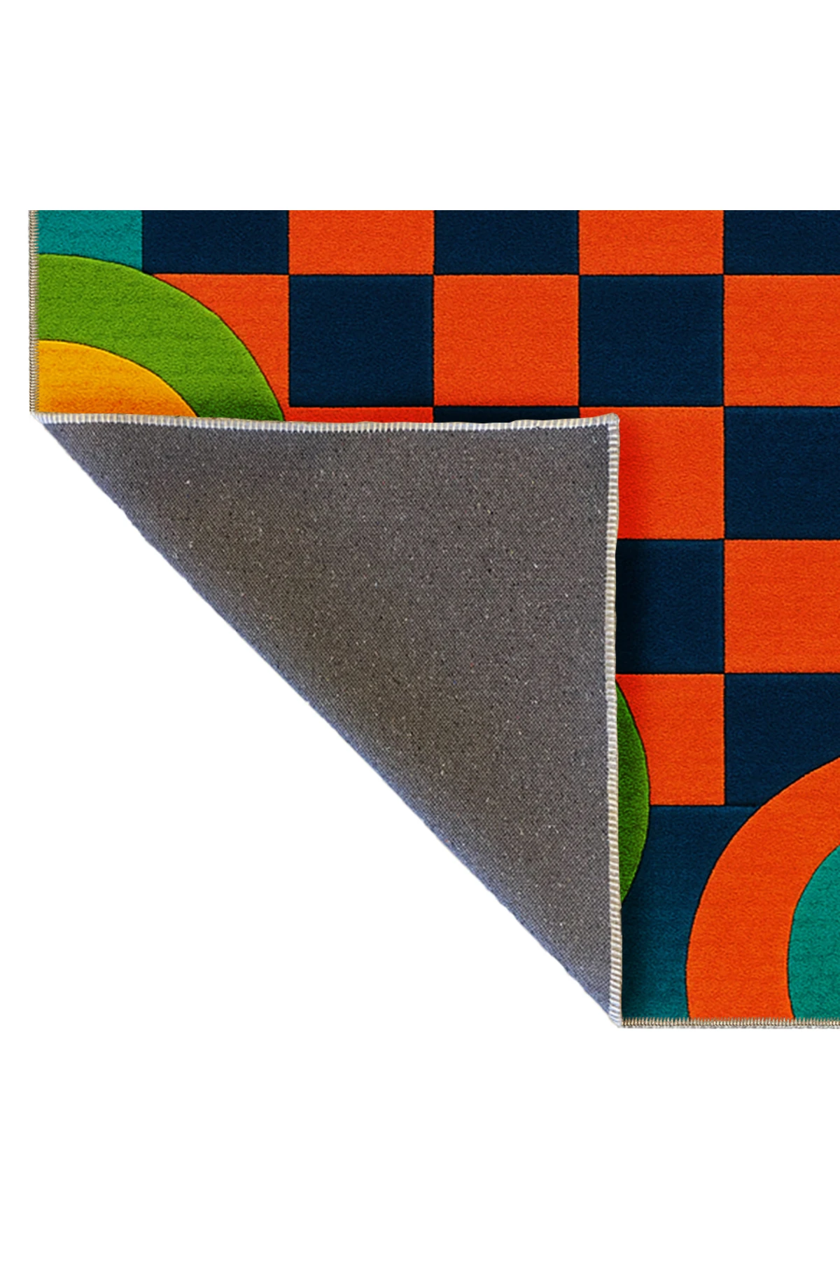 MOSSO Çiçek Motifli Desen Dokuma Taban Vintage Dekoratif Halımosso914