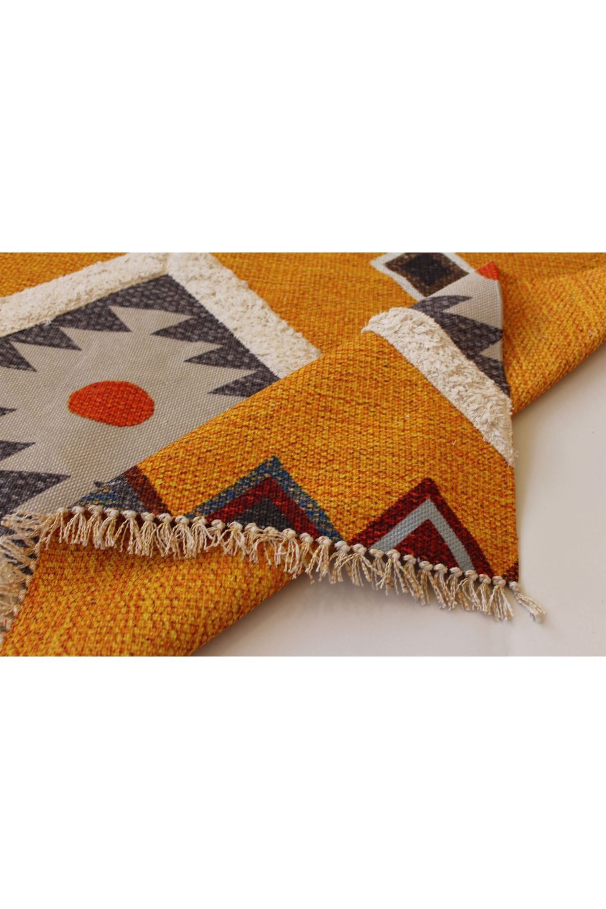 Rustik 4023 Yellow Iskandinav Ve Modern Kilim