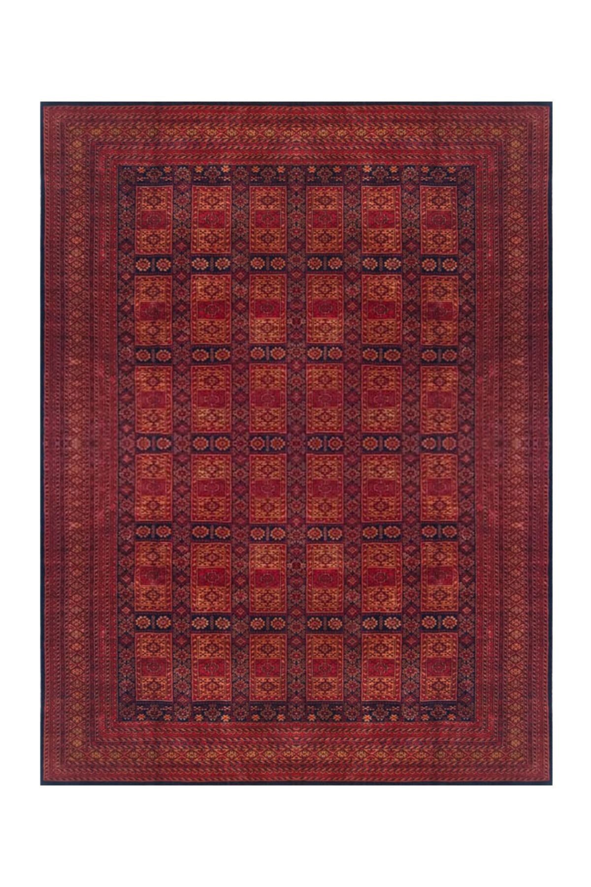 Mira 1454 Bordo Dokuma Taban Dekoratif Halı