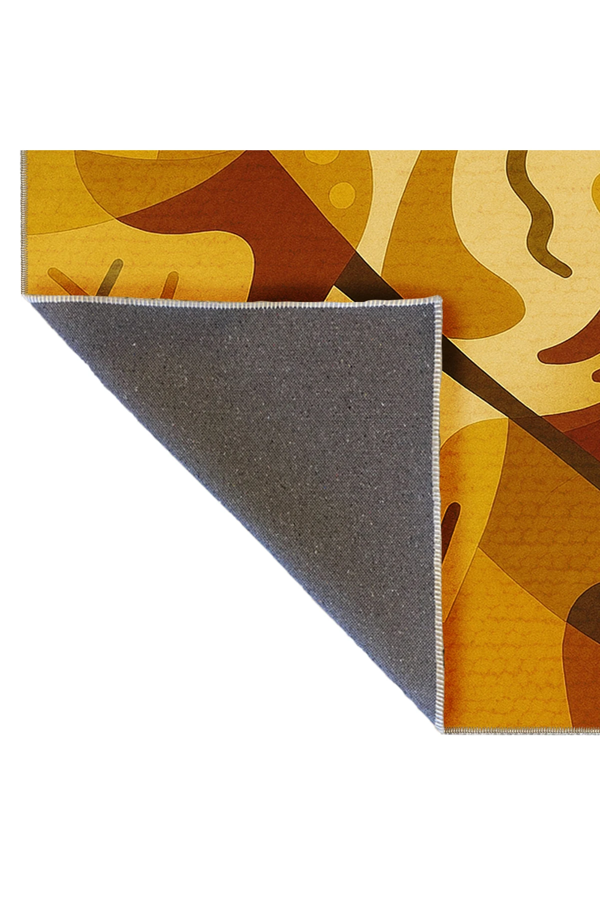 MOSSO Grafiti Motifli Desen Dokuma Taban Vintage Dekoratif Halı mosso902