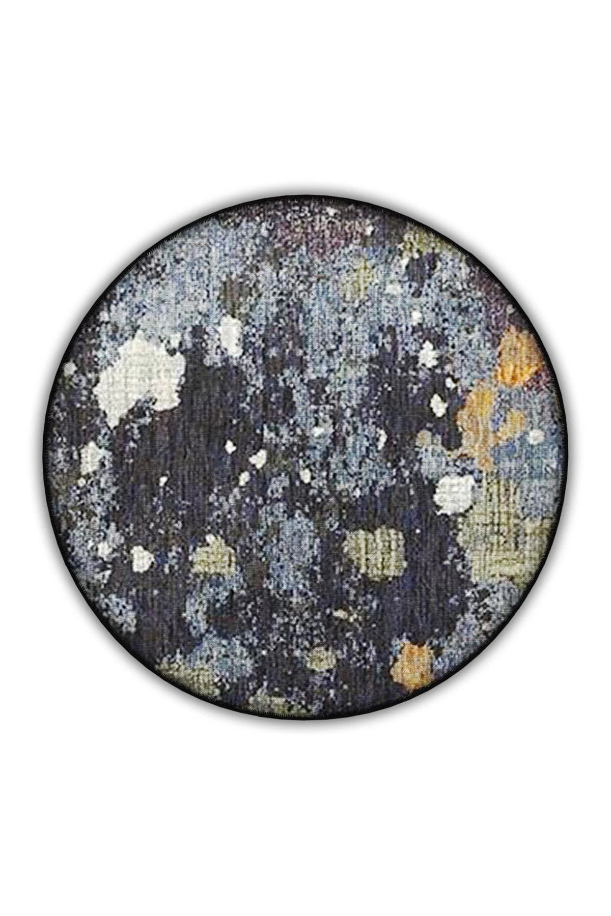 Çok Renkli Soyut Desenli Kreatif Modern Dekoratif Halı 4604