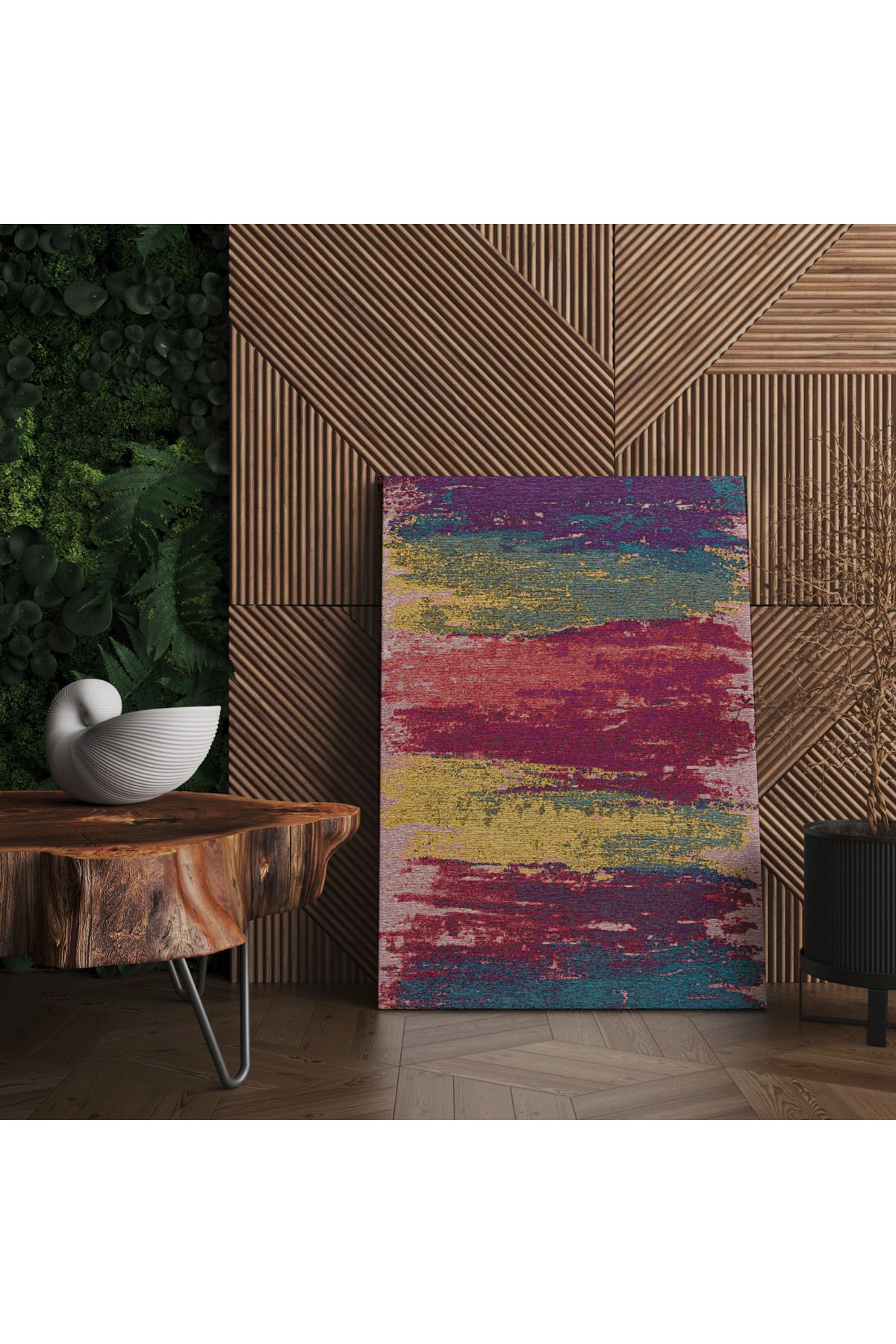 Kanvas Tablo Soyut Renkli