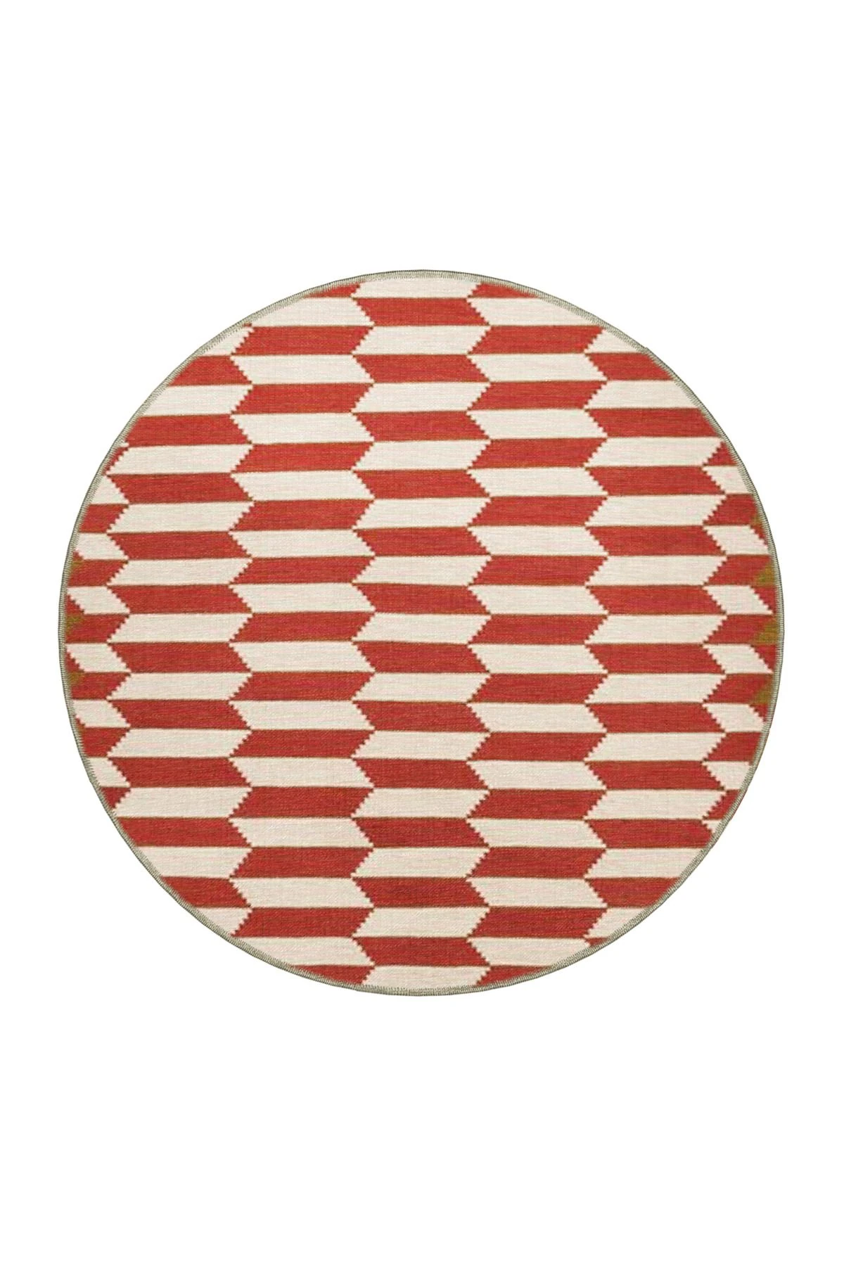 Kırmızı Temalı Karma Geometrik Şekil Desenli Kreatif Modern Dekoratif Halı 4556