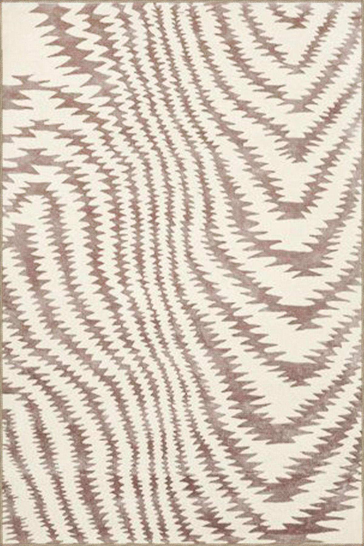 Gri Krem Çapraz Modern Dokuma Taban Halı miravip481