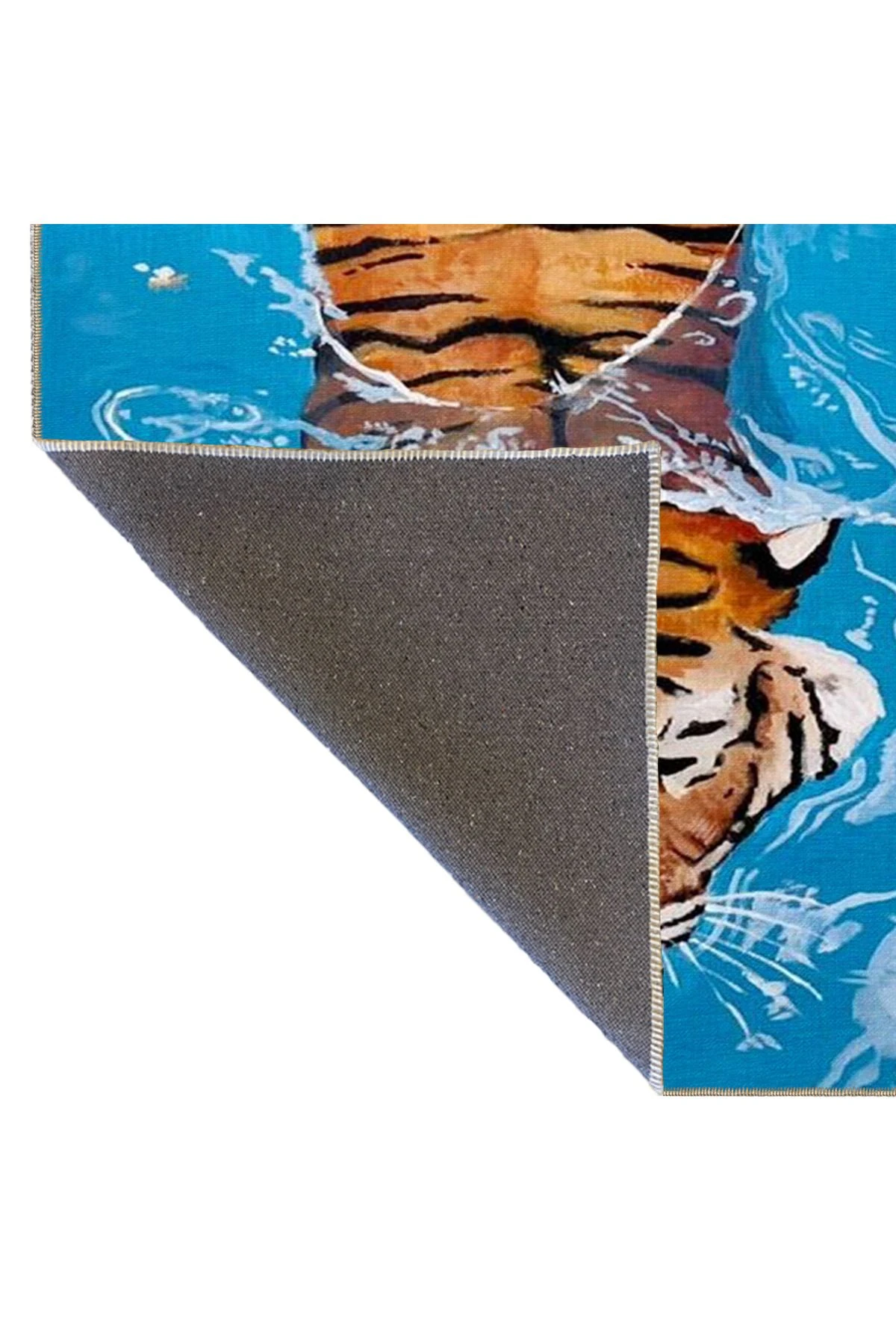 Kaplan Gölet Desenli Dokuma Taban miravip703