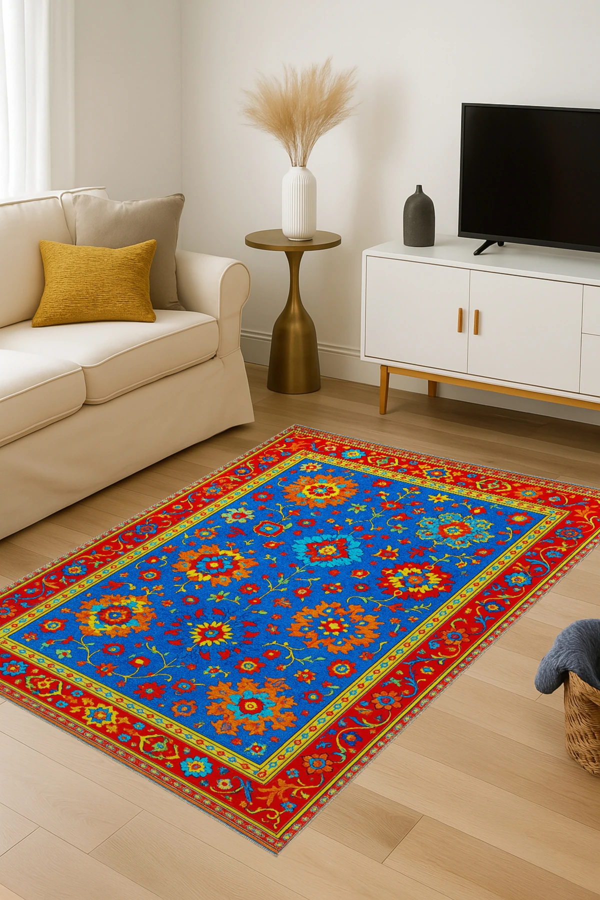 MOSSO Morden Temalı Desenli Modern Dekoratif Halı mosso458