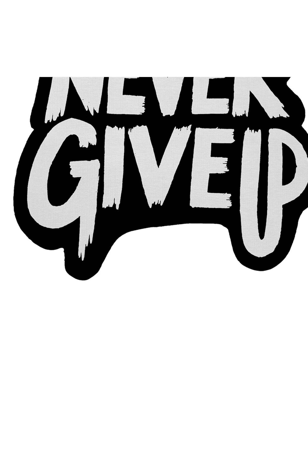 MOSSO Asla Vazgeçme Yazı Desenli Dokuma Taban Modern Dekoratif Halı mosso347