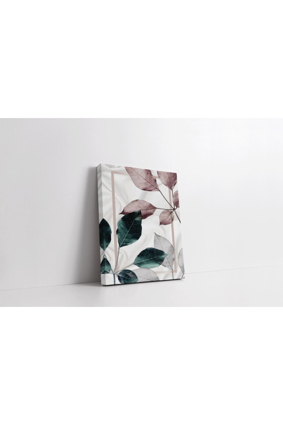 Kanvas Tablo Yaprak Temalı Modern