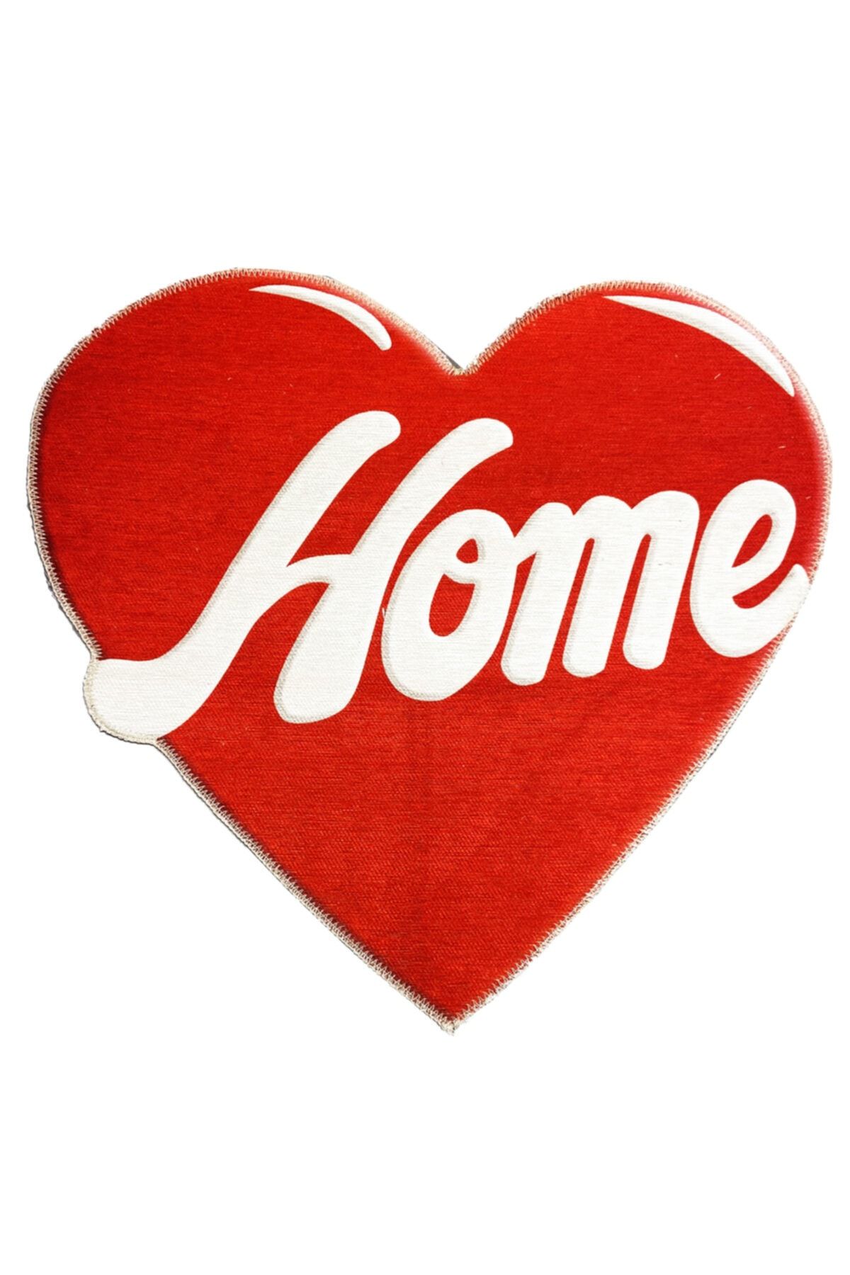 Mira 830 Kalp Şeklinde Home Yazılı Dekoratif Yıkanabilir Halı