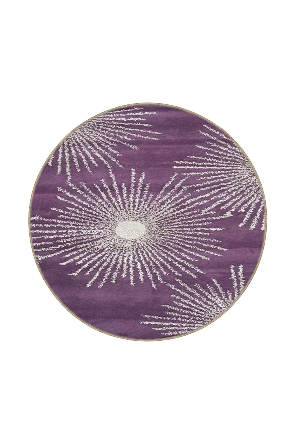 Mor Tonlu Örümcek Ağlı Geometrik Dokuma Taban Yıkanabilir Halı miravip8351