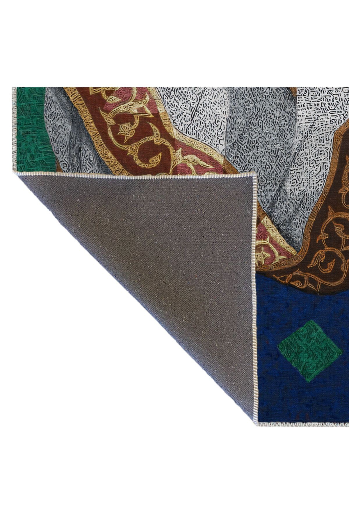 Çok Renkli Tema Asil At Desenli Kreatif Modern Dekoratif Halı 2530