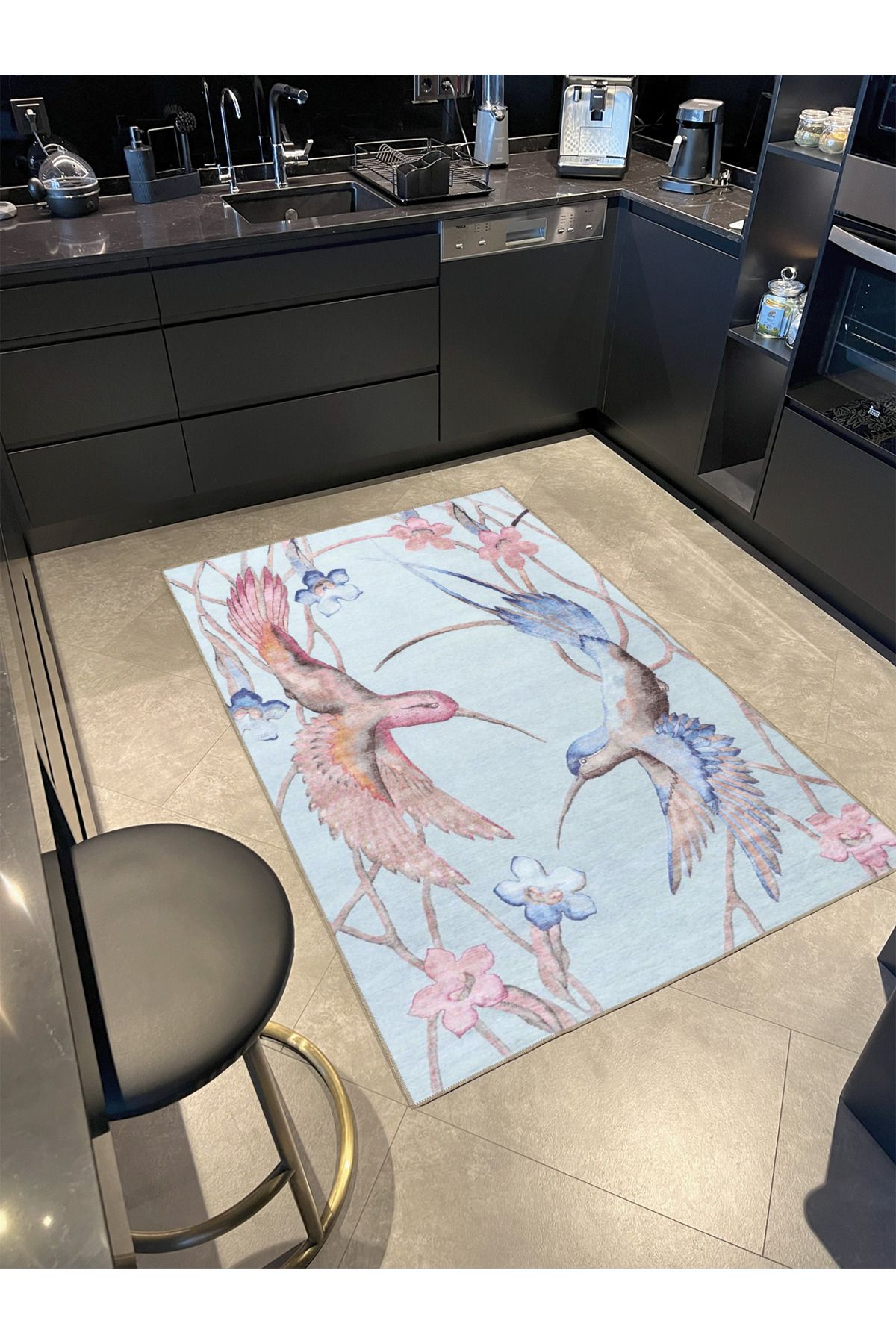 Kuş Desenli Dokuma Taban miravip668