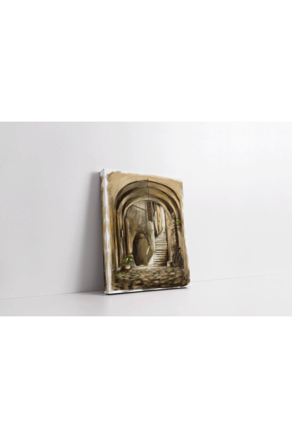 Kanvas Tablo Vintage İtalyan Sokakları Temalı