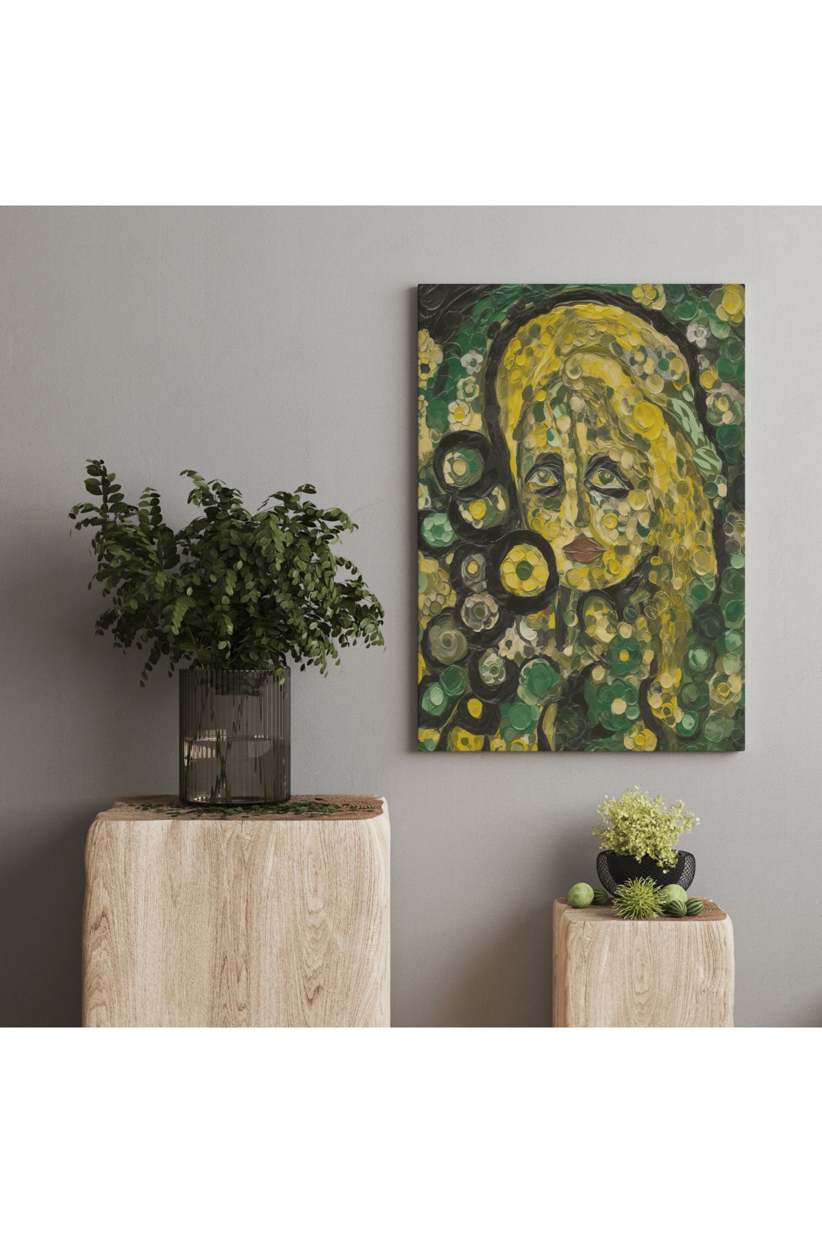 Kanvas Tablo Soyut Kadın Tema