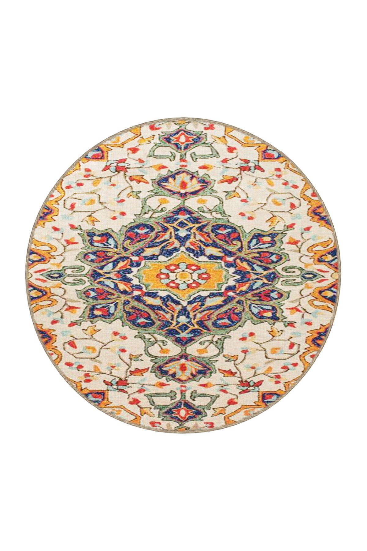 Kırmızı Tonlarda Geleneksel Dekoratif ve Dokuma Taban Halı 4238