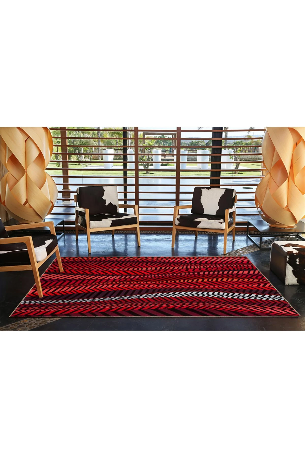 Renkli Fermuar Desenli Dokuma Taban miravip646