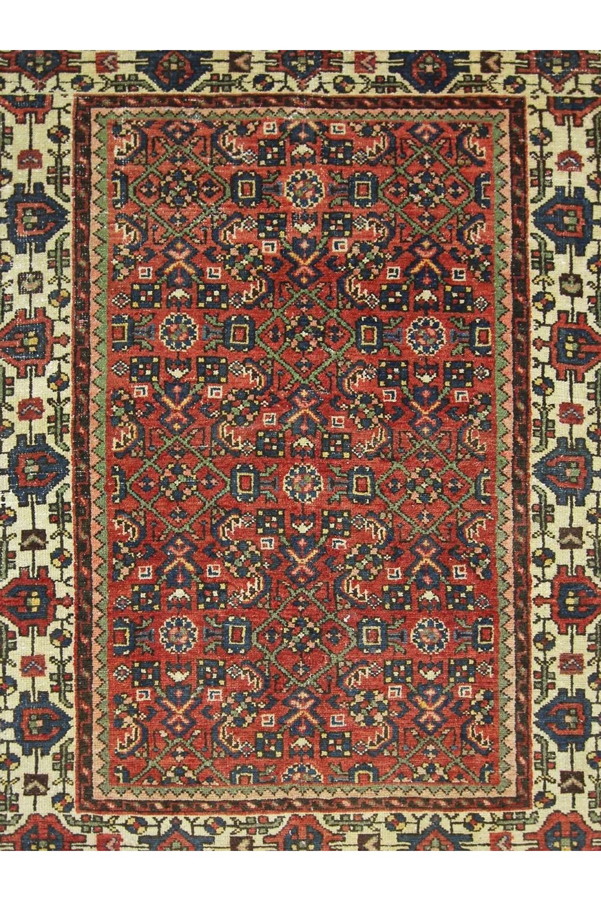 Mete Koleksiyonu Kahve Temalı Etnik Motifler ve Geleneksel Desenli Vintage Dekoratif Halı 01