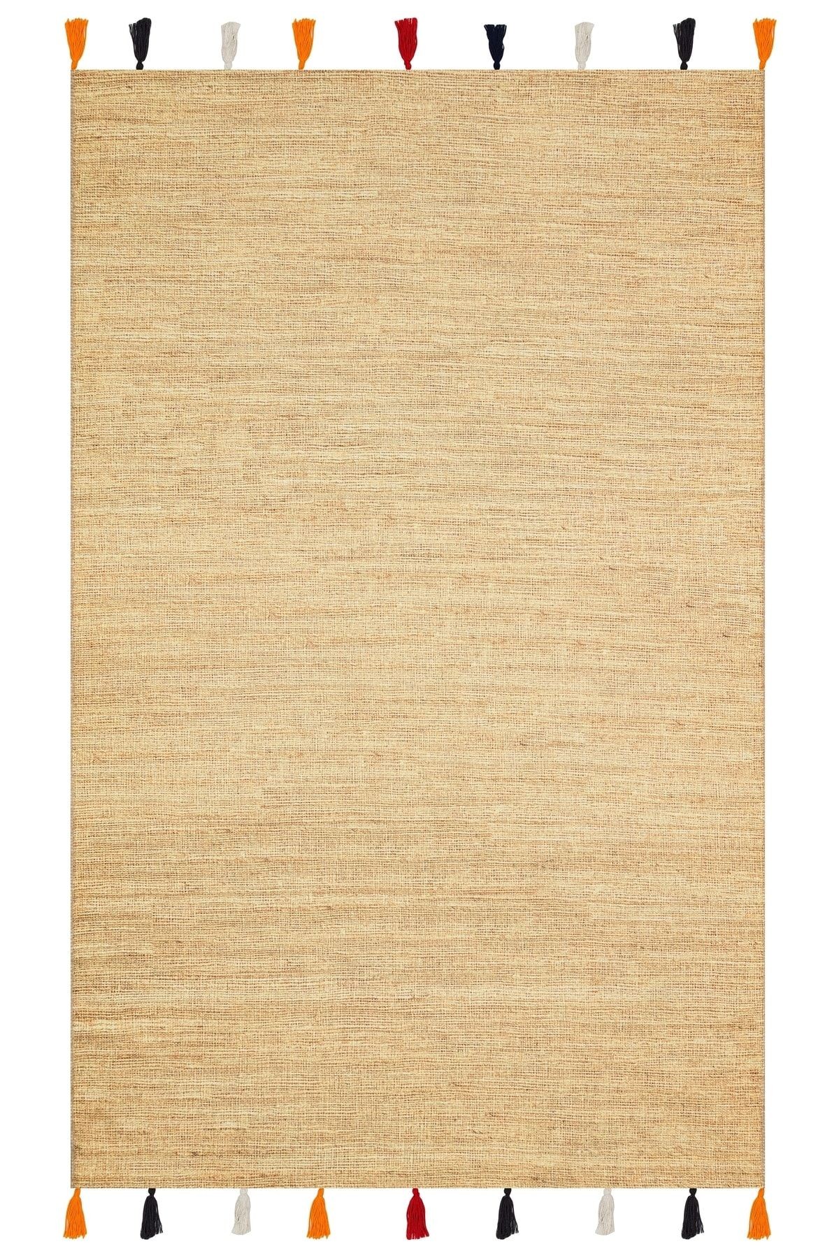 Moroccan 9000 Renkli Püsküllü Bohomian Ve Modern Kilim