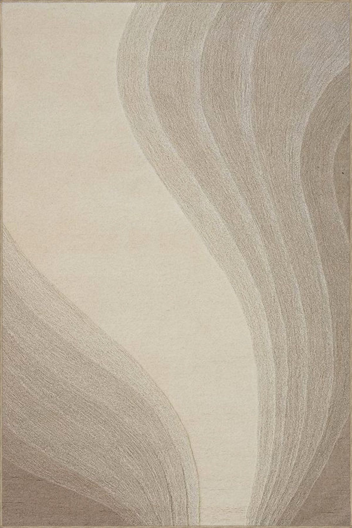 Kahverengi Çizgili Desenli Dokuma Taban Halı ve Yıkanabilir Halı miravip9917