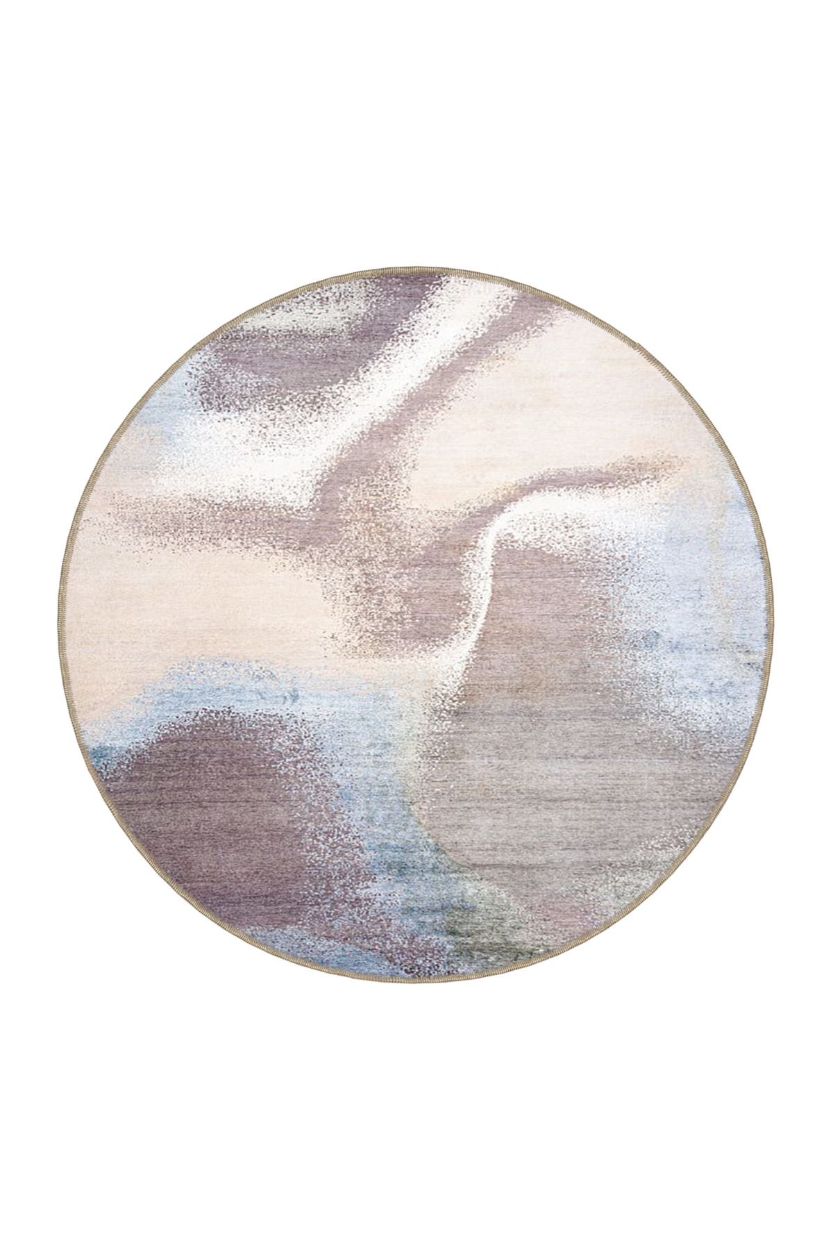 Soyut Desenli Dekoratif Dokuma Taban Halı miravip507